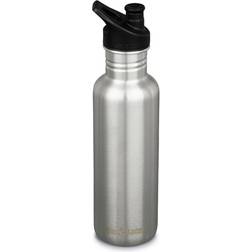 klean-kanteen Classic Sport Cap Brushed Stainless Vattenflaska 0.8L