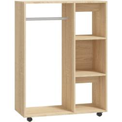 vidaXL Engineered Wood Sonoma Oak Wardrobe 80x110cm