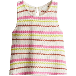 H&M Textured knit Linen - Cream/Striped (1286339002)
