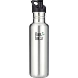 klean-kanteen Classic Sport Cap Silver Water Bottle 0.8L