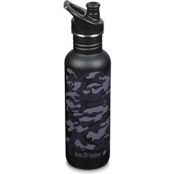 klean-kanteen Classic Sport Cap Black Camo Drikkedunk 0.8L