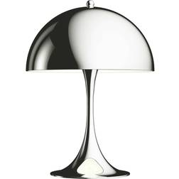 Louis Poulsen Panthella Mini High Lustre Chrome Plated Table Lamp 33.5cm