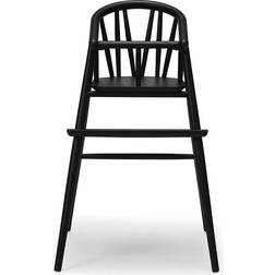 Oaklings Saga High Chair Black Lacquered Oak