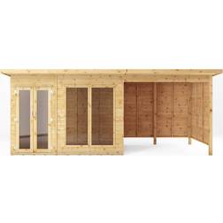 Mercia Garden Products Mercia Maine Summerhouse with Patio Area 18x6' (Building Area )