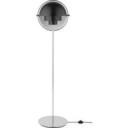 GUBI Multi-Lite Chrome Black Floor Lamp 148cm