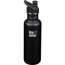 klean-kanteen Classic Sport Cap Black Drikkedunk 0.8L
