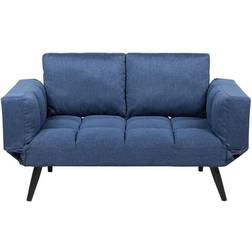 Beliani Brekke Navy Blue Sofa 183cm 2-seter