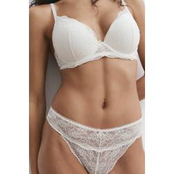 H&M Dame 2-Pak Trusser Thong I Blonde - Hvid