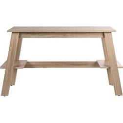 Teknik Baylor Trestle Sonoma Oak Writing Desk 58x140cm