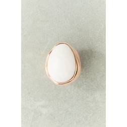 H&M Dame Asymmetrisk Ring - Guld/Hvid