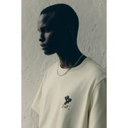 H&M Coolmax T-shirt Regular Fit - Creme/Édition d'été