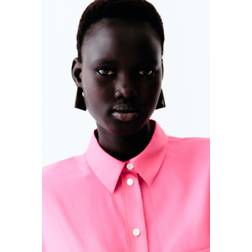 H&M Ladies Oversized Shirt - Bright Pink