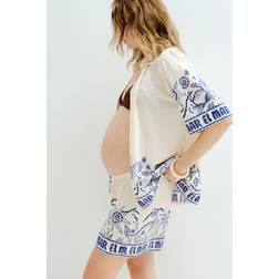 H&M Mama Kaksiosainen Setti Valkoinen Simpukankuoret XS