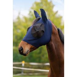 Covalliero Anti-fly Mask FinoStretch - Bleu