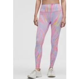 Lululemon Wunder Train Leggings With Bund - Prism Marble Multi