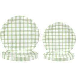 Shein Sage Green Party Decorations Paper Plates