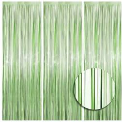 Shein Light Green Tinsel Curtain Drizzle