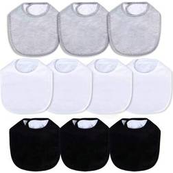 Shein Waterproof Baby Bib 4-Layers With Adjustable Snaps