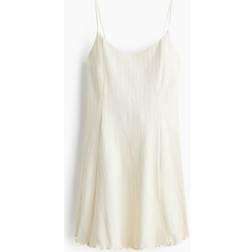 aim'n Almond Vit Tulip Dress - Almond White