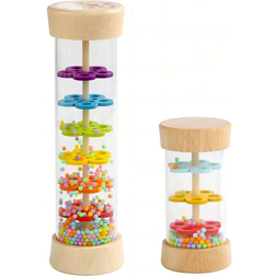 Shein Wooden Rain Stick Montessori Toys For Babies MonthsBaby Rattle Shaker Sensory Developmental ToyRaindrops Musical Instrument Baby Musical Toys For Ye