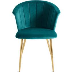 Dunelm Kendall Teal Kitchen Chair 77cm