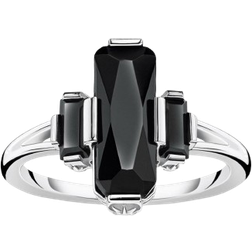 Thomas Sabo Ring - Silver/Onyx
