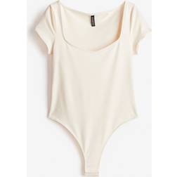 H&M Ladies Sweetheart Neck Thong Body - Light Beige