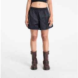 adidas Originals Satin Sprinter Shorts Ruffle 3-Stripes - Black
