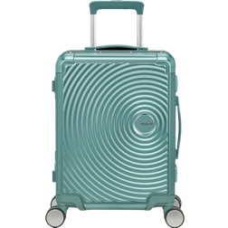 American Tourister Soundbox Alu Spinner 55cm - Dusty Turquoise