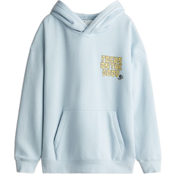 H&M Turkos Huvtröja Med Motiv - Blå/Svampbob Fyrkant