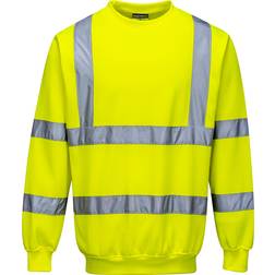 Portwest B303 Hi-Vis Sweatshirt - Yellow