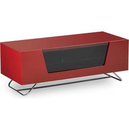 Alphason Chromium 2 1000 Red TV Bench 100x37cm