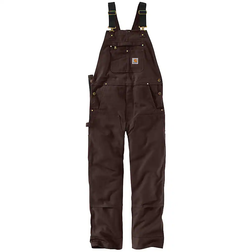 Carhartt 102776 Duck Bib Overall - Dark Brown