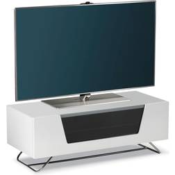 Alphason Chromium 2 1000 White TV Bench 100x37cm