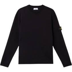 Stone Island Small Roll Finishes Crew Neck Sweater - Navy Blue