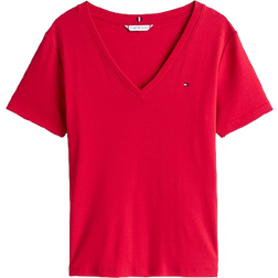 Tommy Hilfiger Slim V-Neck T-shirt - Red