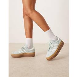 adidas Originals Gazelle Bold Trainers - Light Blue White
