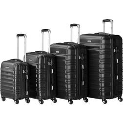 Zelsius Hard Shell Suitcase 4 delar - Black