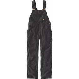 Carhartt Rugged Flex Loose Fit Canvas Bib Overall - Black