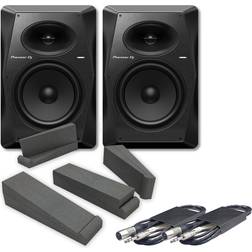 Pioneer DJ VM-80 Active Speakers Pair Bundle