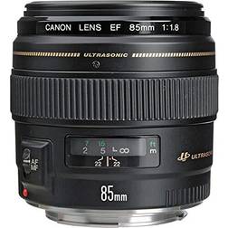 Canon EF 85mm f1.8 USM Lens Black