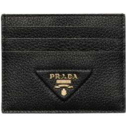 Prada Leather Card Holder - Black