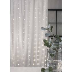 Star Trading Ljusgardin Dew Drop 2m 200LED Varmvit 1x2m Ljusslinga 10 Lampor