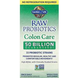 Garden of Life RAW Probiotics, Colon Care Vegetarian Capsules 30 stk