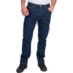 Lee Cooper Stretch Denim Carpenter Jeans - Light Blue