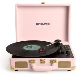 Create Record Player Pop Giradischi Portatile Bluetooth USB SD MicroSD MP3