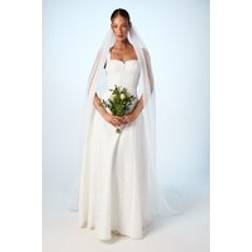 Coast Full Skirted Jacquard Wedding Dress - Ivory