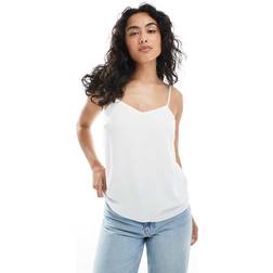 New Look Strappy Cami Top - White