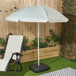 OHS Parasol Umbrella Garden Outdoor Canopy Pale Green