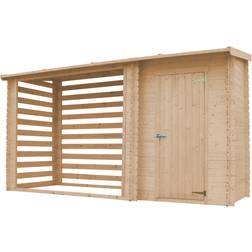 Timbela Wooden Garden Shed and Log 19 mm Planks (Building Area )